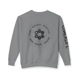 JustJules - Men's Gymnastics Stamp - Lightweight Crewneck Sweatshirt - Chalklife, LLC