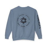 JustJules - Men's Gymnastics Stamp - Lightweight Crewneck Sweatshirt - Chalklife, LLC