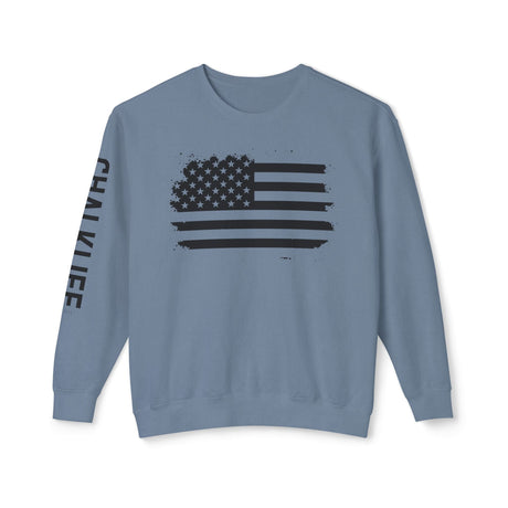 JustJules - Men's Gymnastics Stamp - Lightweight Crewneck Sweatshirt - Chalklife, LLC