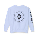 JustJules - Men's Gymnastics Stamp - Lightweight Crewneck Sweatshirt - Chalklife, LLC