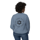 JustJules - Men's Gymnastics Stamp - Lightweight Crewneck Sweatshirt - Chalklife, LLC