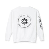 JustJules - Men's Gymnastics Stamp - Lightweight Crewneck Sweatshirt - Chalklife, LLC