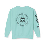 JustJules - Men's Gymnastics Stamp - Lightweight Crewneck Sweatshirt - Chalklife, LLC