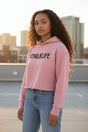 Youth - Chalklife Girl's Cropped Hoodie - Chalklife, LLC