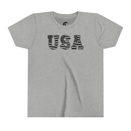 Youth Short Sleeve Tee - USA - Flag - Chalklife, LLC
