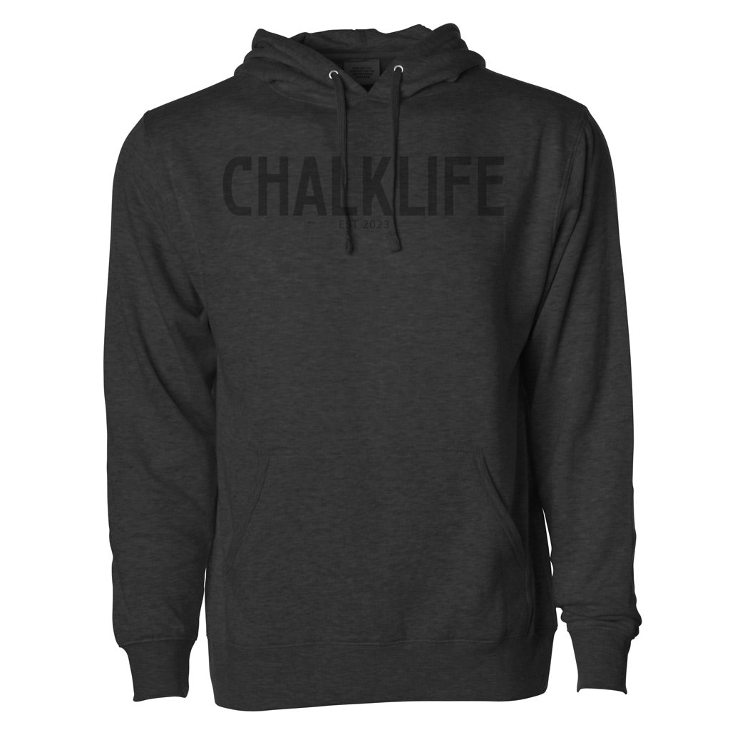 Chalklife - Charcoal Hoodie Sweatshirt - Chalklife, LLC