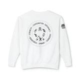 Chalklife - Climbing Stamp Unisex Lightweight Crewneck Sweatshirt - Chalklife, LLC