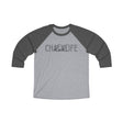 Chalklife - "Dad" Unisex Tri-Blend 3\4 Raglan Tee - Chalklife, LLC