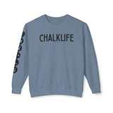 Chalklife - Fitness Events Unisex Lightweight Crewneck Sweatshirt - Chalklife, LLC