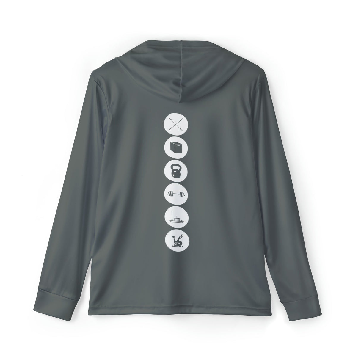 Chalklife Fitness Performance Hoodie - Gray - Chalklife, LLC