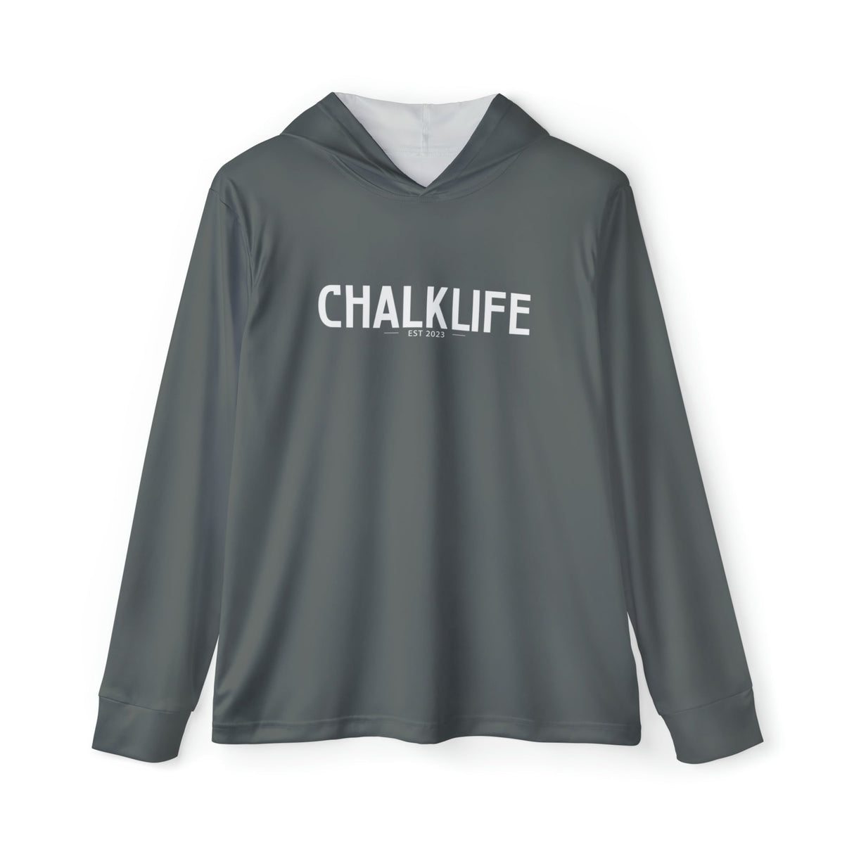 Chalklife Fitness Performance Hoodie - Gray - Chalklife, LLC