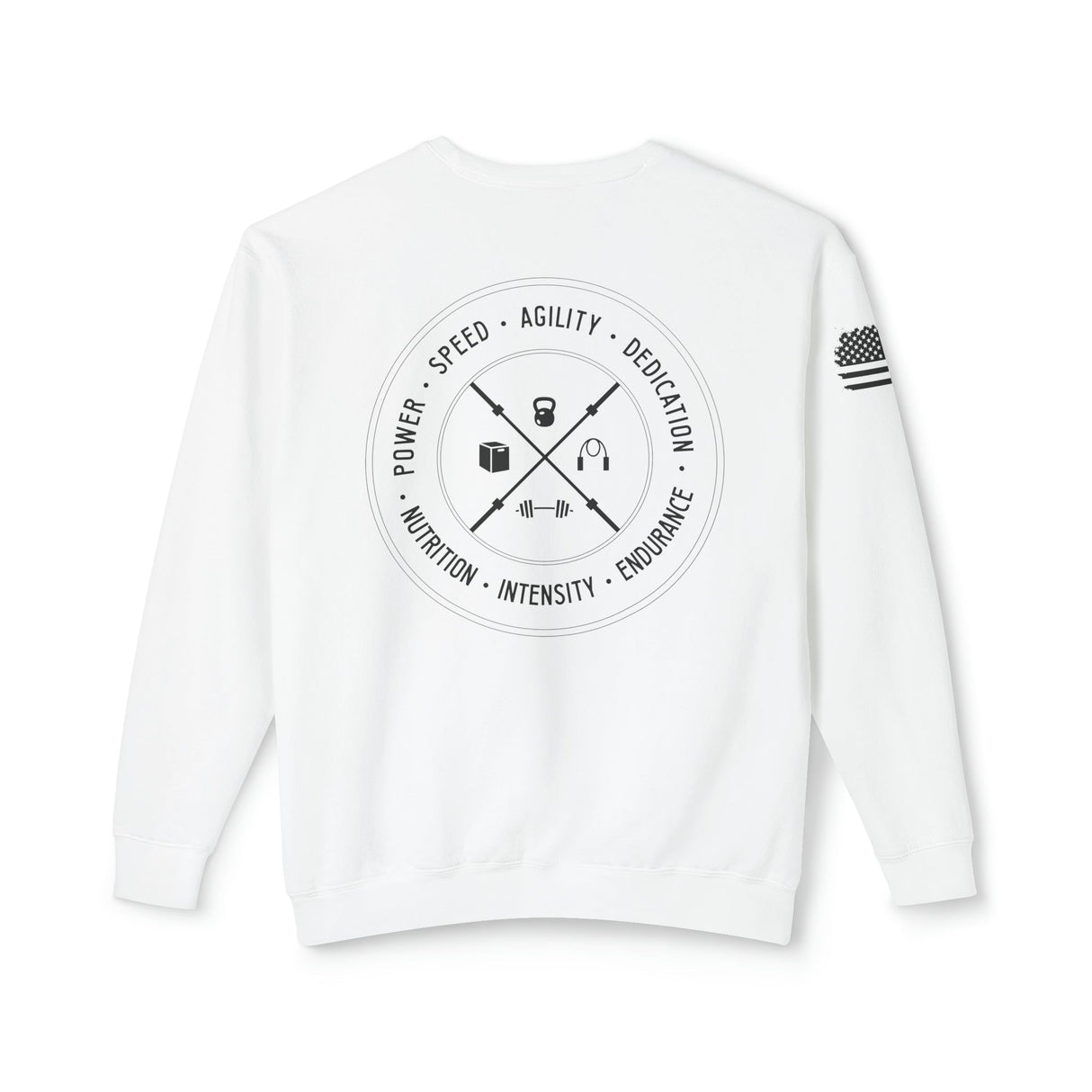 Chalklife - Fitness Stamp Unisex Lightweight Crewneck Sweatshirt - Chalklife, LLC