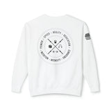 Chalklife - Fitness Stamp Unisex Lightweight Crewneck Sweatshirt - Chalklife, LLC