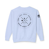 Chalklife - Fitness Stamp Unisex Lightweight Crewneck Sweatshirt - Chalklife, LLC