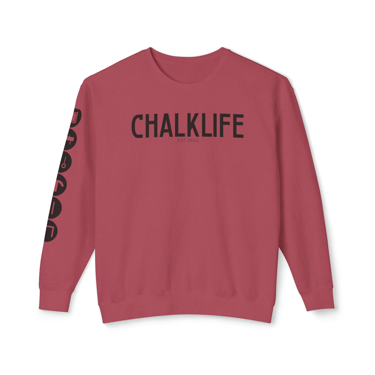 Chalklife - Men's Events Unisex Lightweight Crewneck Sweatshirt - Chalklife, LLC