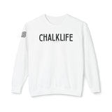 Chalklife - Men's Stamp Unisex Lightweight Crewneck Sweatshirt - Chalklife, LLC