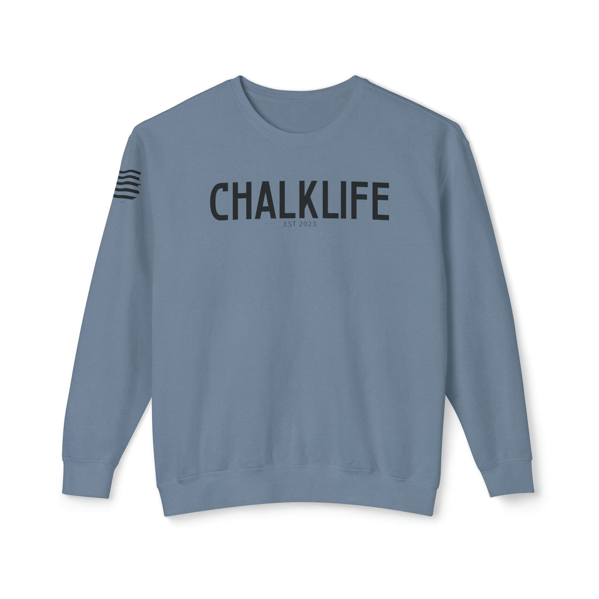 Chalklife - Men's Stamp Unisex Lightweight Crewneck Sweatshirt - Chalklife, LLC