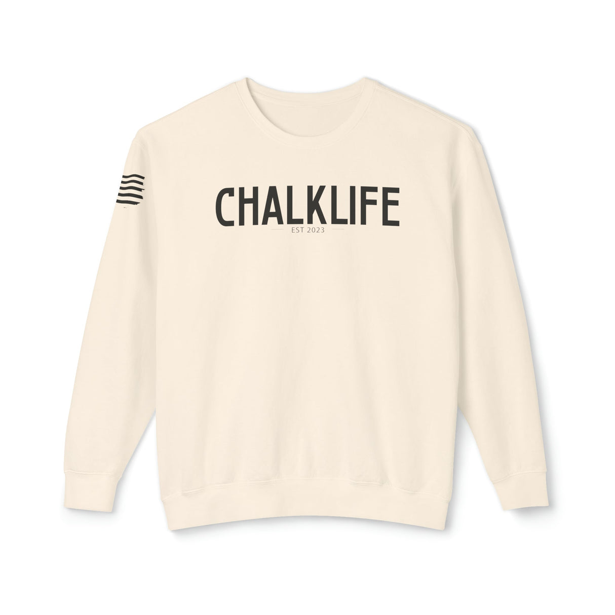 Chalklife - Men's Stamp Unisex Lightweight Crewneck Sweatshirt - Chalklife, LLC