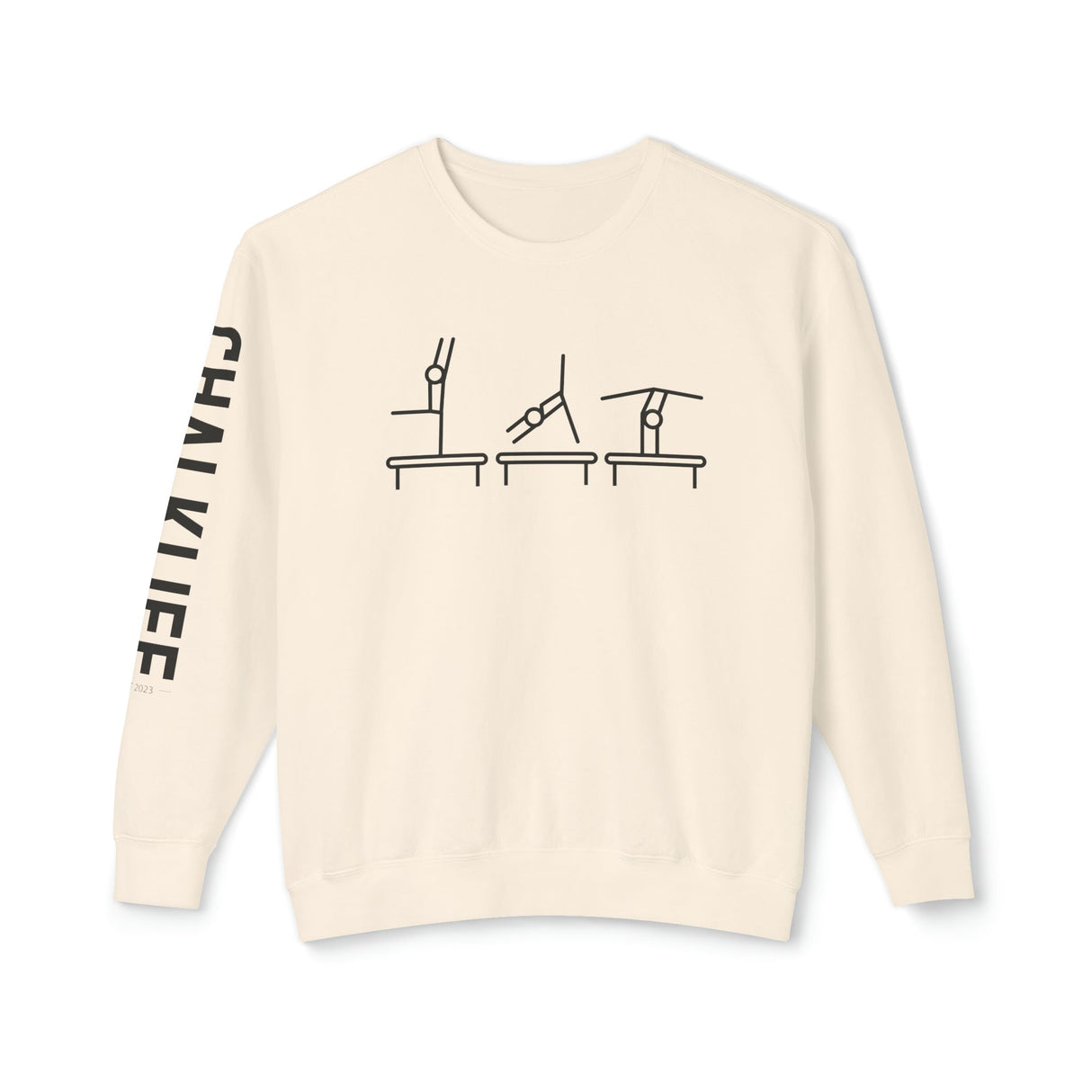 Chalklife - Women's Unisex Lightweight Crewneck Sweatshirt - Chalklife, LLC