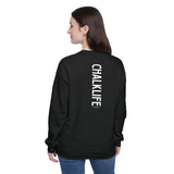 Eagle Gymnastics (Front) - Unisex Drop Shoulder Sweatshirt - Chalklife, LLC