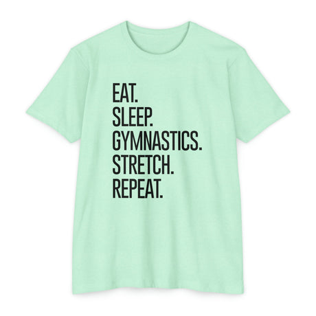 Eat. Sleep. Gymnastics. Stretch. Repeat. - Women's Regular - Chalklife, LLC
