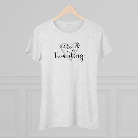 Love Acro & Tumbling - Women's T-Shirt (Fitted) - Chalklife, LLC