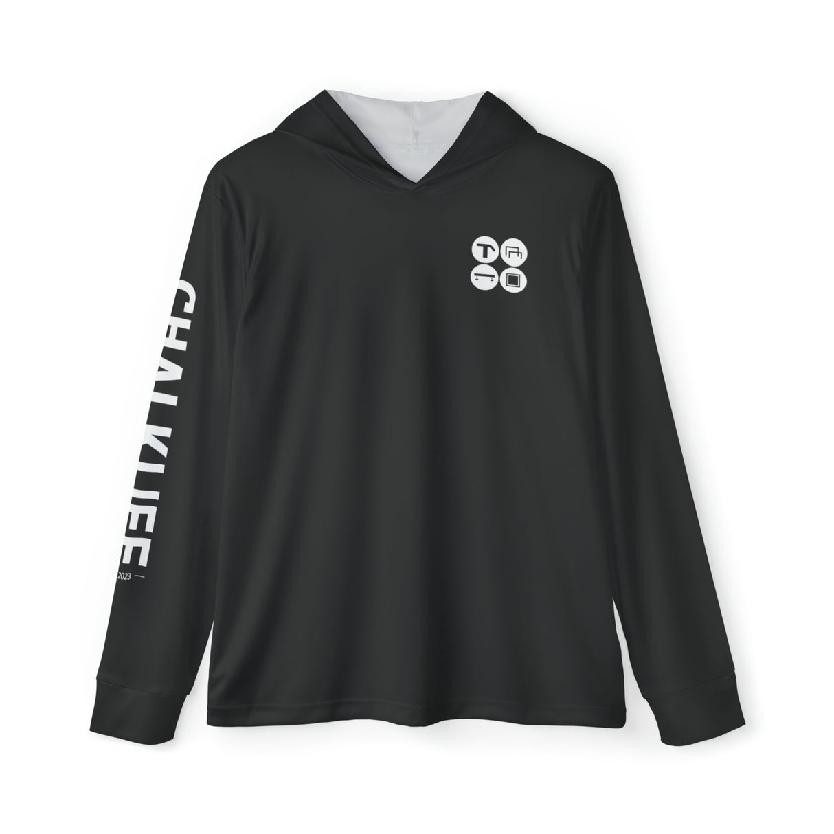 Women's Gymnastics Events Icon Hoodie - Black - Chalklife, LLC