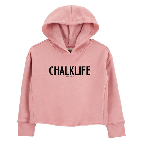 Youth - Chalklife Girl's Cropped Hoodie - Chalklife, LLC