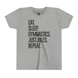 Youth - Eat. Sleep. Gymnastics. JustJules. Repeat. - Chalklife, LLC