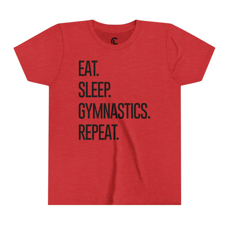 Youth - Eat. Sleep. Gymnastics. Repeat. - Chalklife, LLC