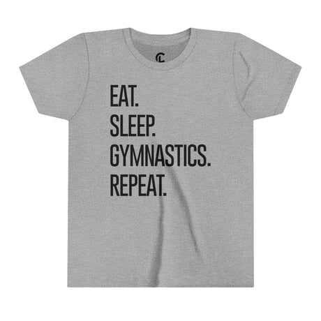 Youth - Eat. Sleep. Gymnastics. Repeat. - Chalklife, LLC